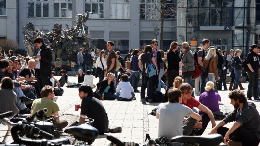 Studentenleben auf dem Campus der FSU